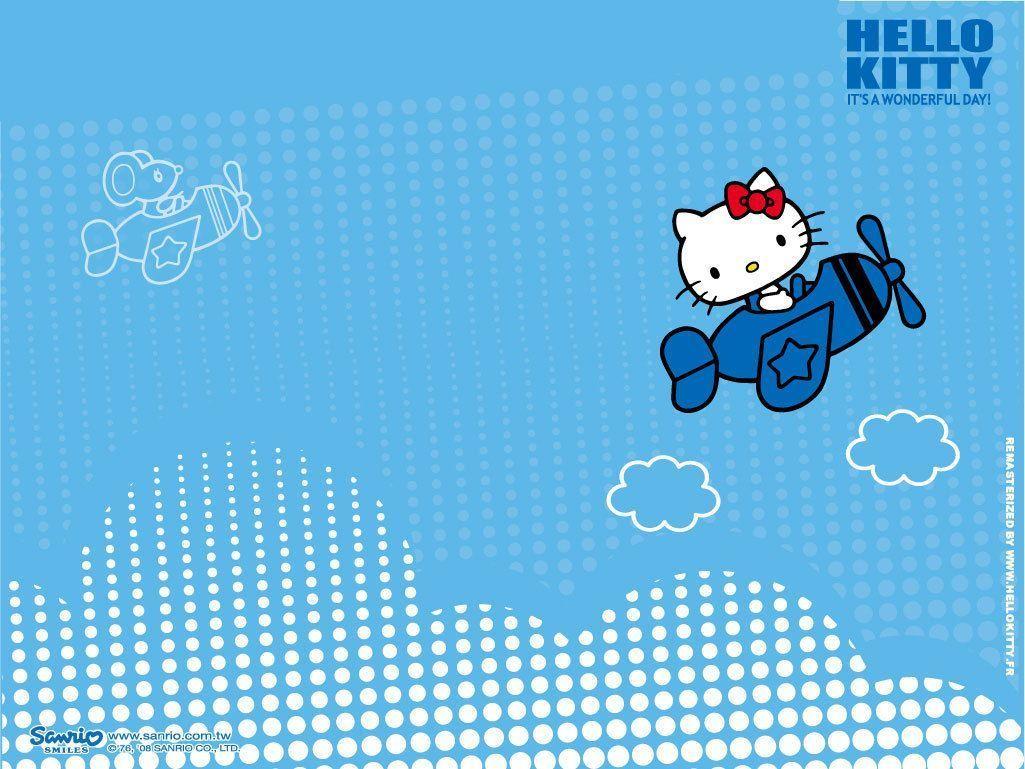 Blue Hello Kitty Wallpaper Top