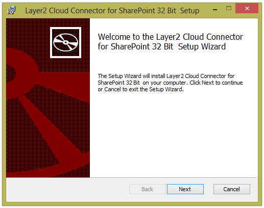 Layer2 Cloud Connector For Sharepoint Office Architecture