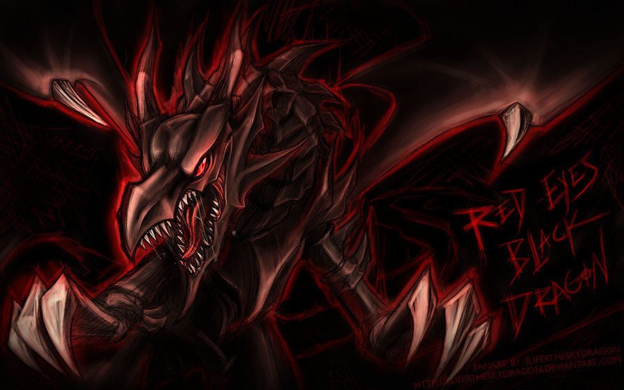 Red Eyes Black Dragon   by slifertheskydragon on