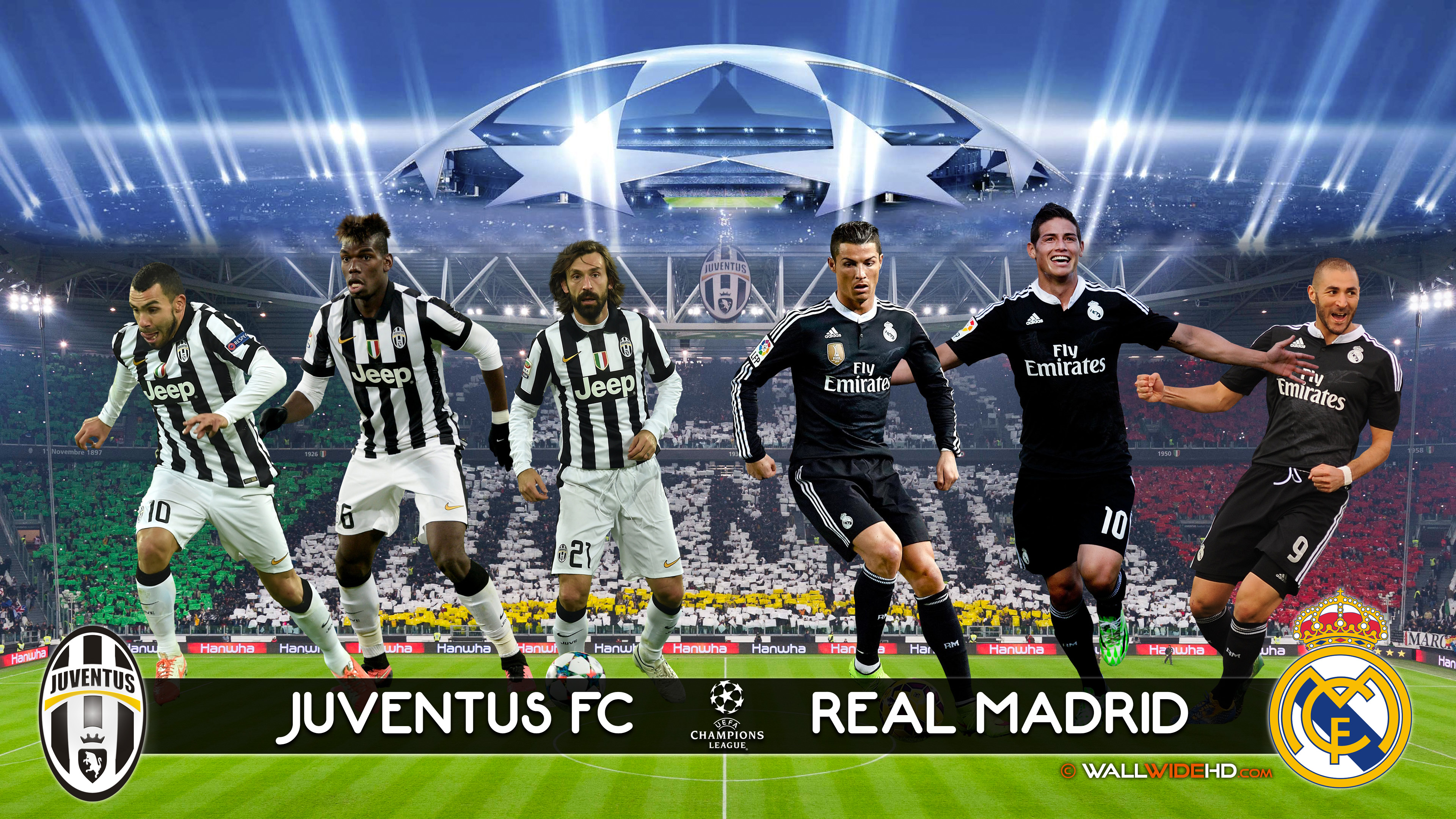 Hordhac Juventus Vs Real Madrid Ancelotti Allegri Mudanayashii