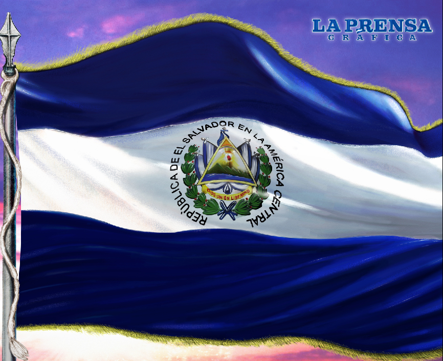 El Salvador Flag By Hagencalacin