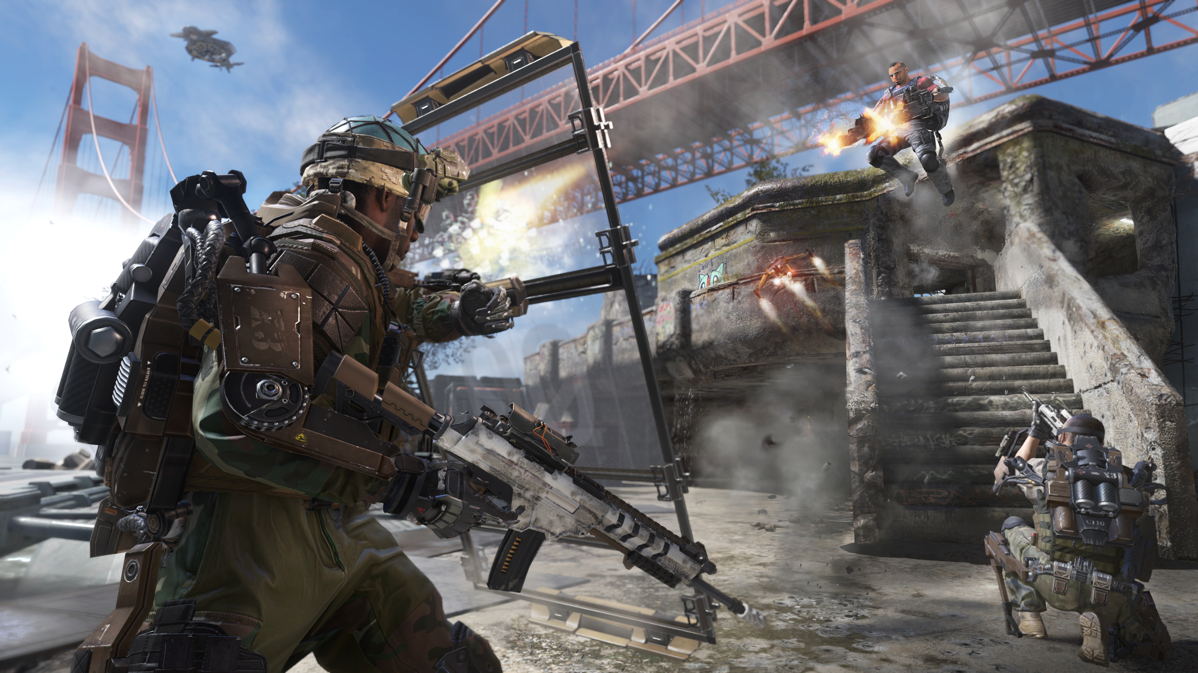 Call Of Duty Advanced Warfare Shows A Great Graphical Leap Running On