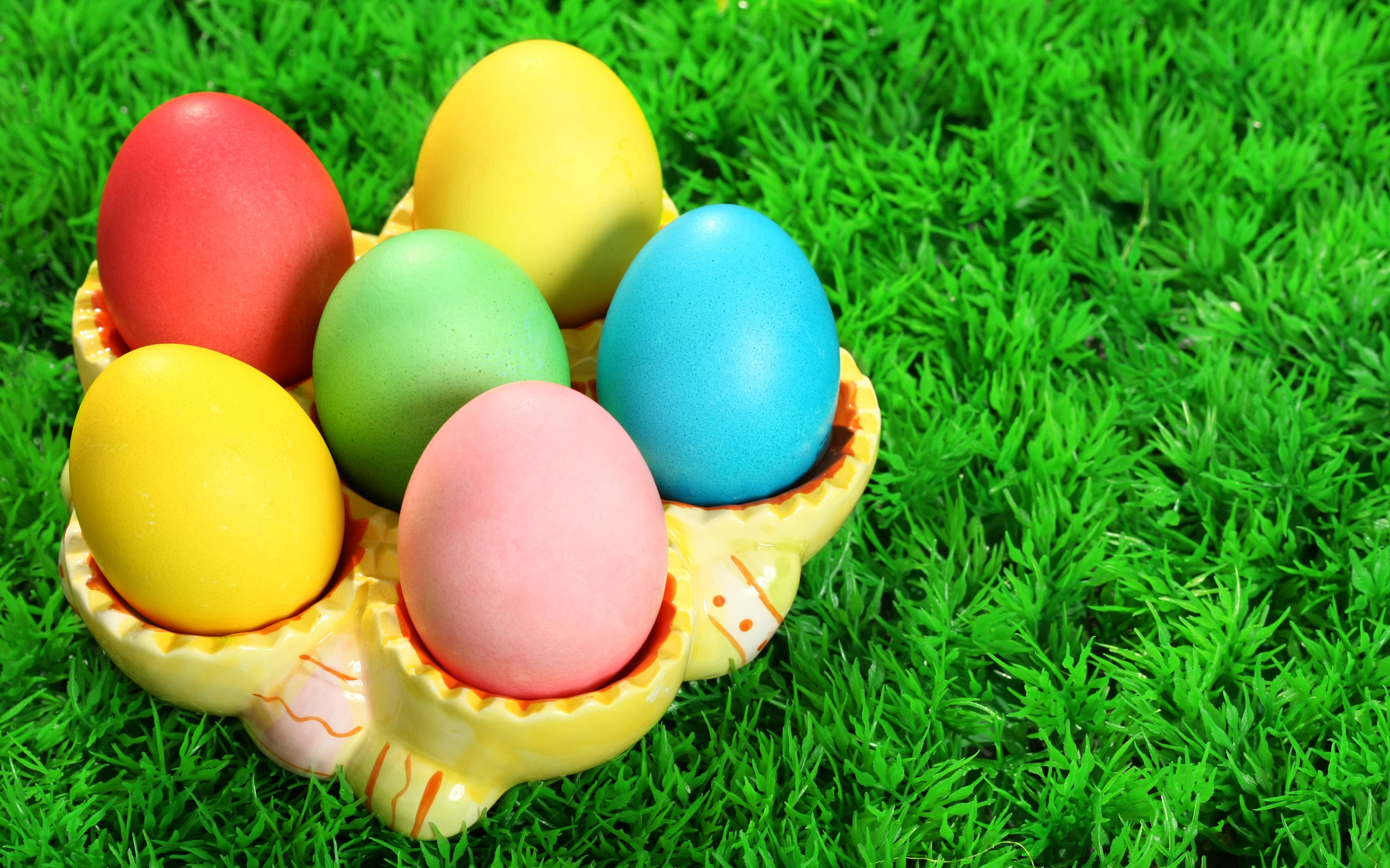 Colorful Easter Day Eggs Wallpaper HD