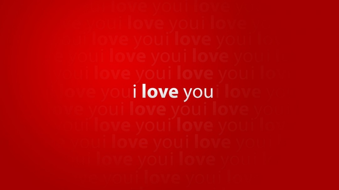 You Red Wallpaper HD I Love