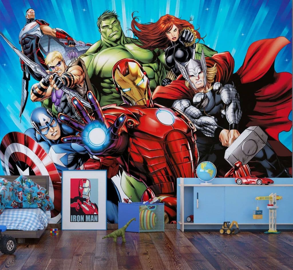 Marvel Avengers Wallpaper Murals Premium Buy It Now