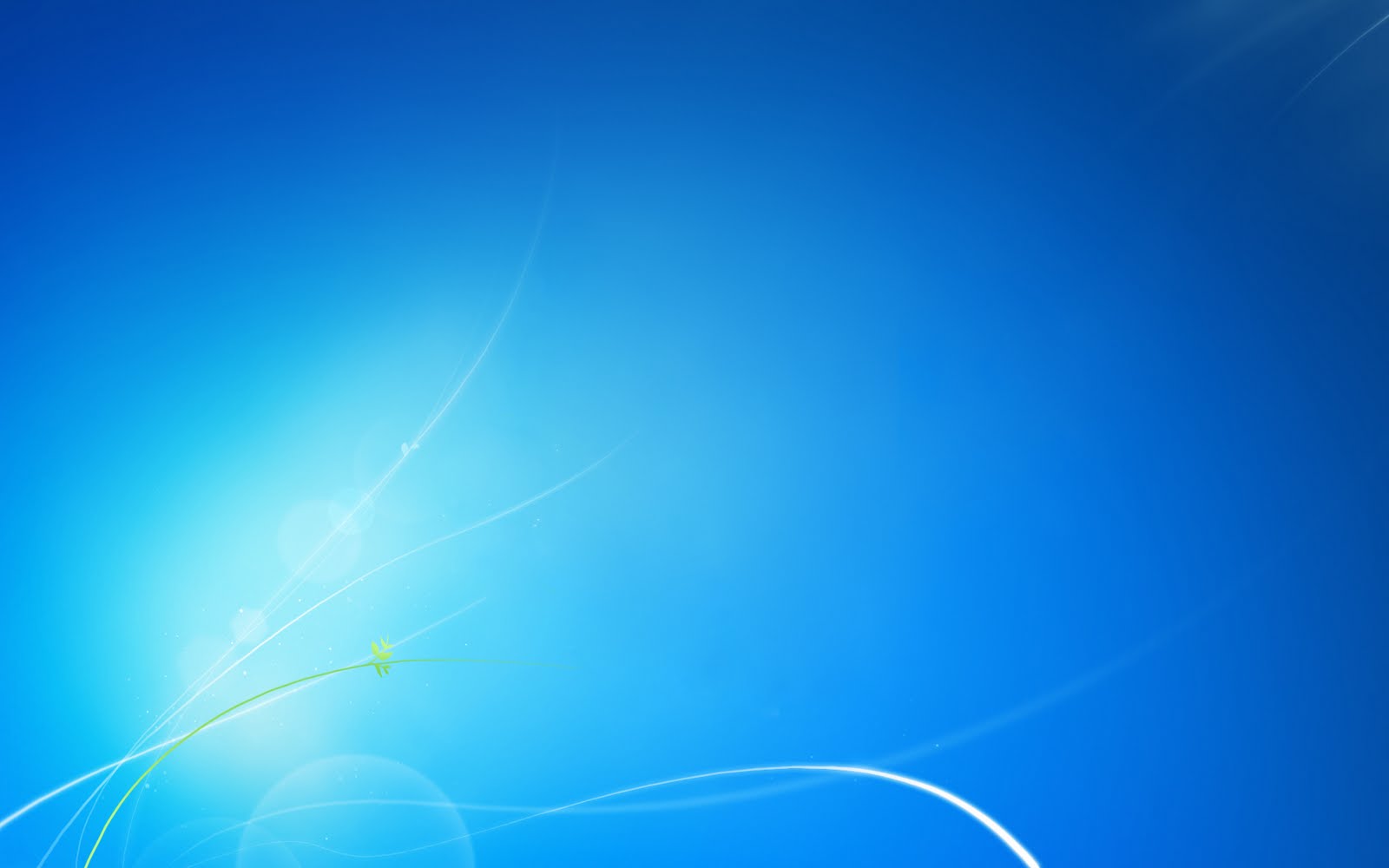 Windows No Logo Clean Blue High Definition Background