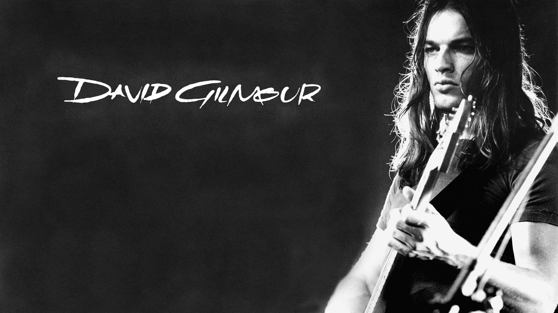 Pink Floyd BW David Gilmour wallpaper 1920x1080 85394 1920x1080