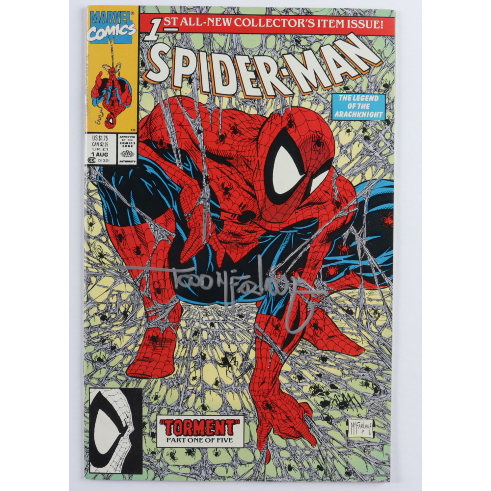 Todd Mcfarlane Signed Spider Man Marvel Collector S Item