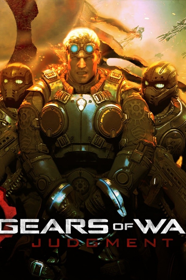 Gears Of War Judgment Gam iPhone Wallpaper