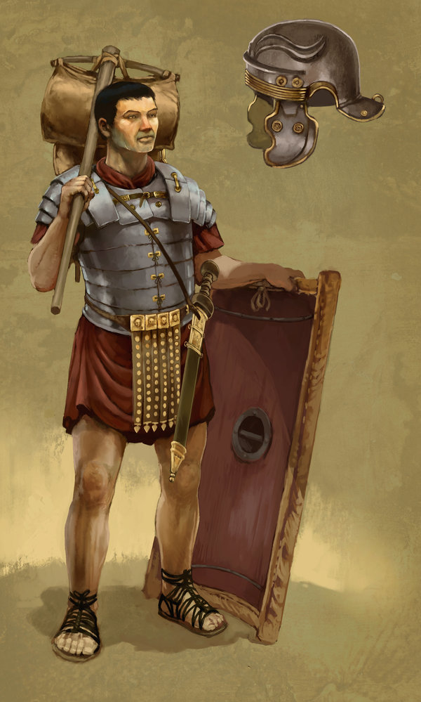 Roman Soldier By Jonhodgson