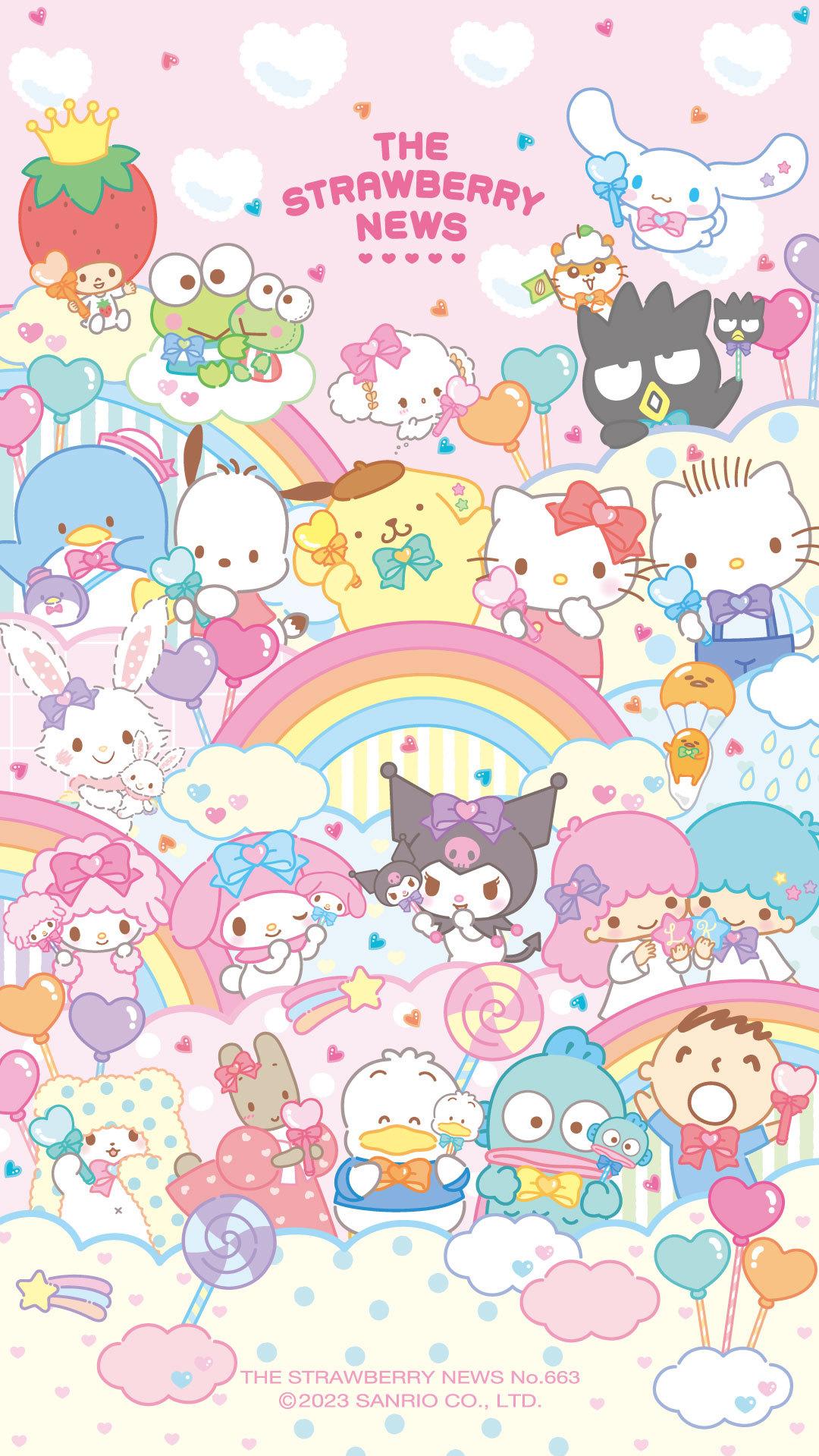 iPhone Kawaii Sanrio Wallpapers  Wallpaper Cave