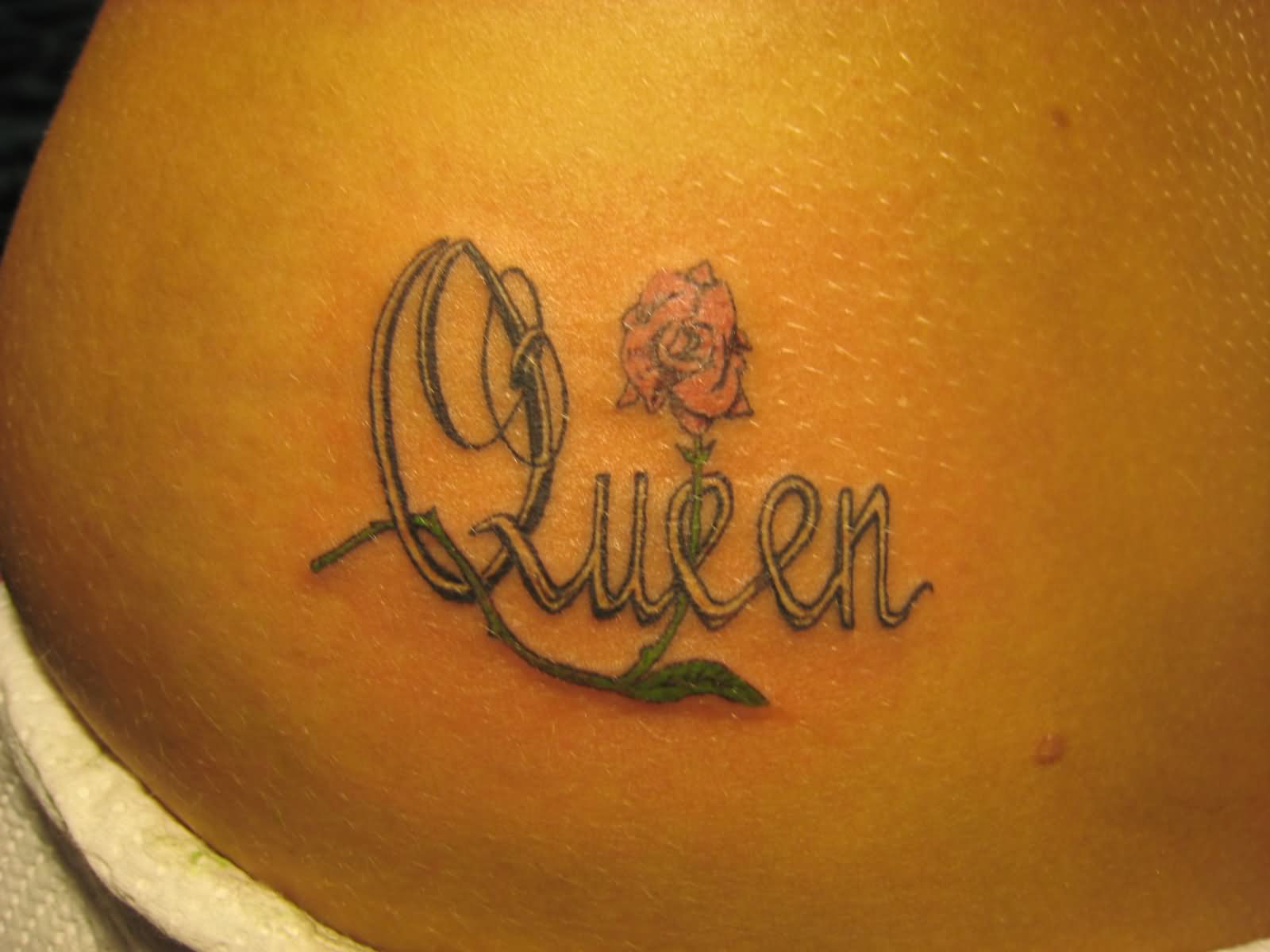 Queen Word Tattoos