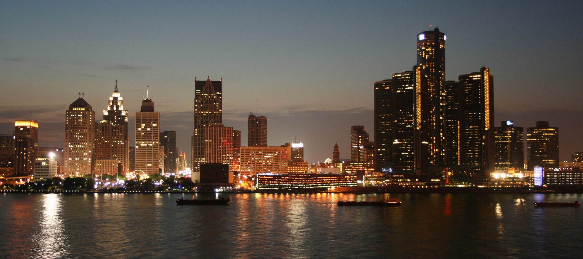 Detroit Skyline Michigan America Pixel City HD Wallpaper