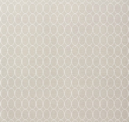  Wallpaper Light Grey wallpaper with geometric oval design in White 534x507