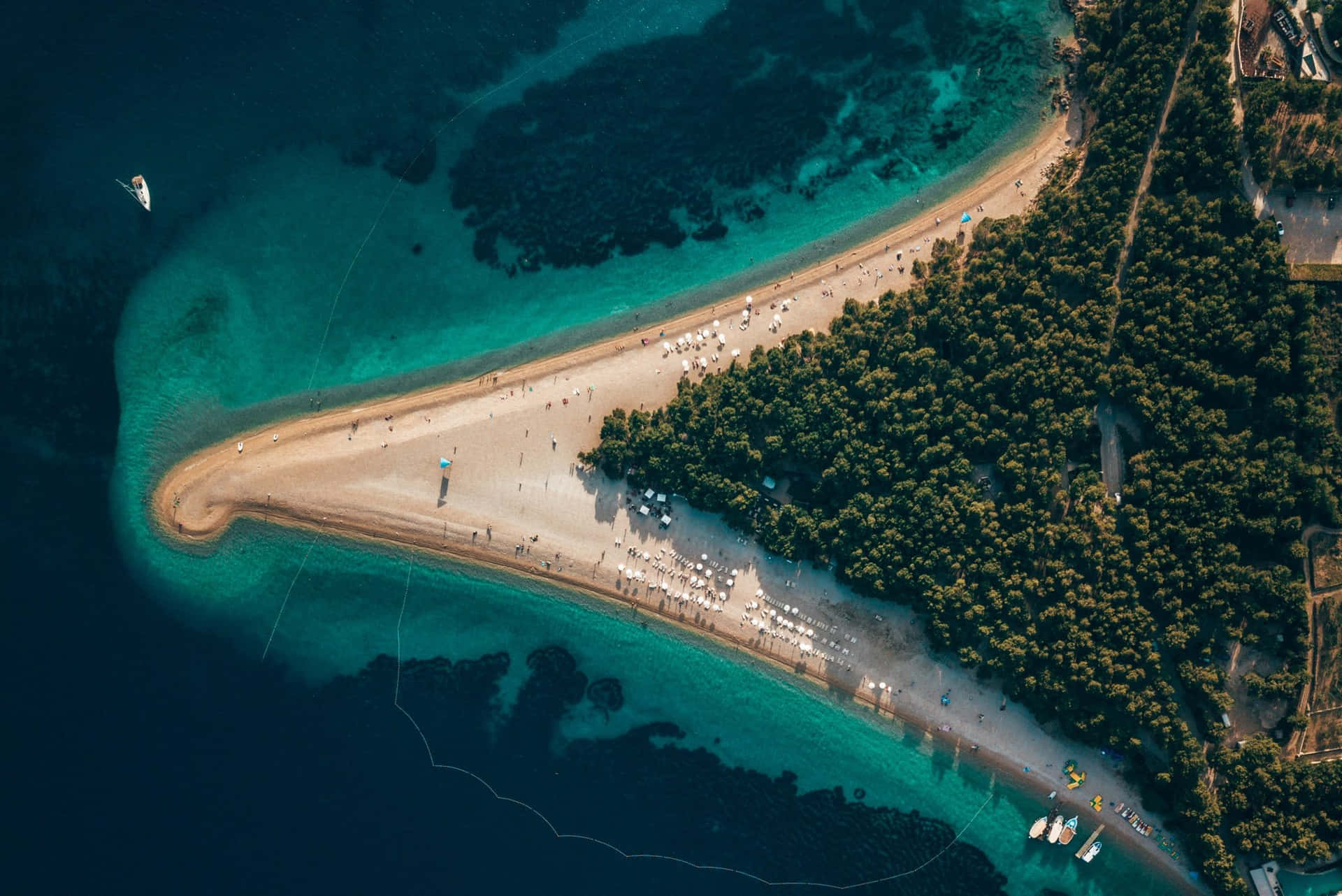Golden Horn Beach In Crotia V6qainmm0xutagvz Wallpaper