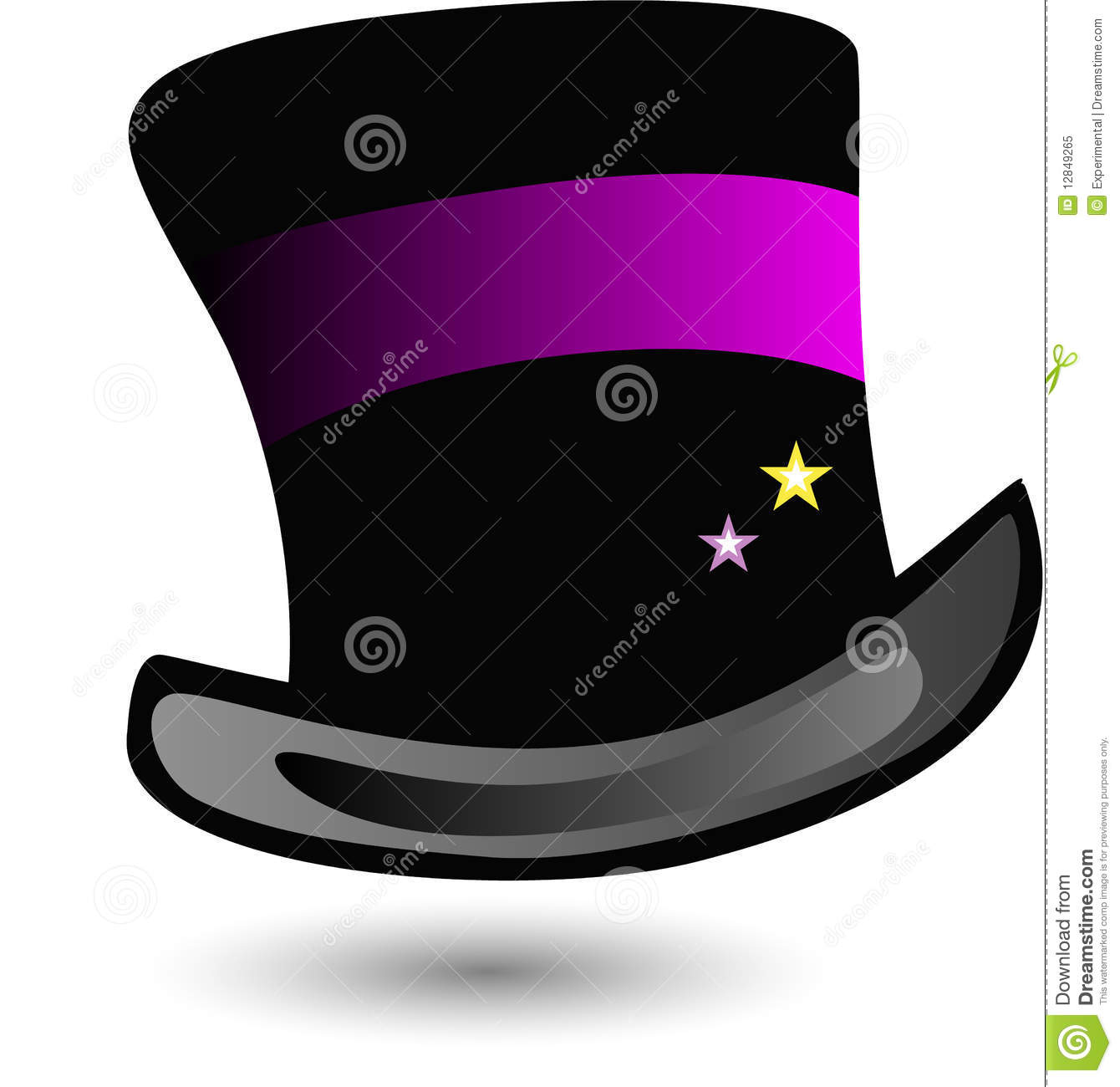Magic Hat Icon In Black And Purple Colors With Stars HD Walls Find