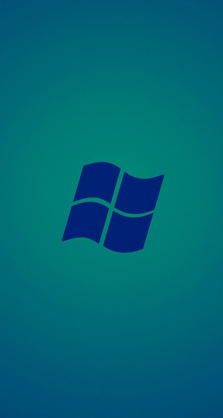 Microsoft Windows Blue Logo iPhone 5s Wallpaper