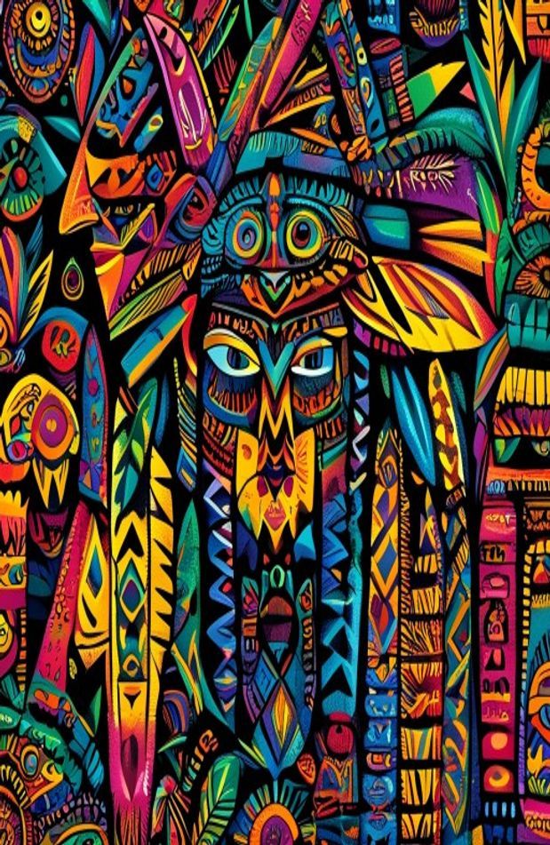 Tribal Gear Wallpaper