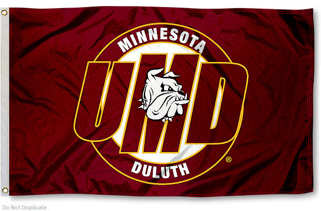 Details about University of Minnesota Duluth Bulldogs Flag UMD Large