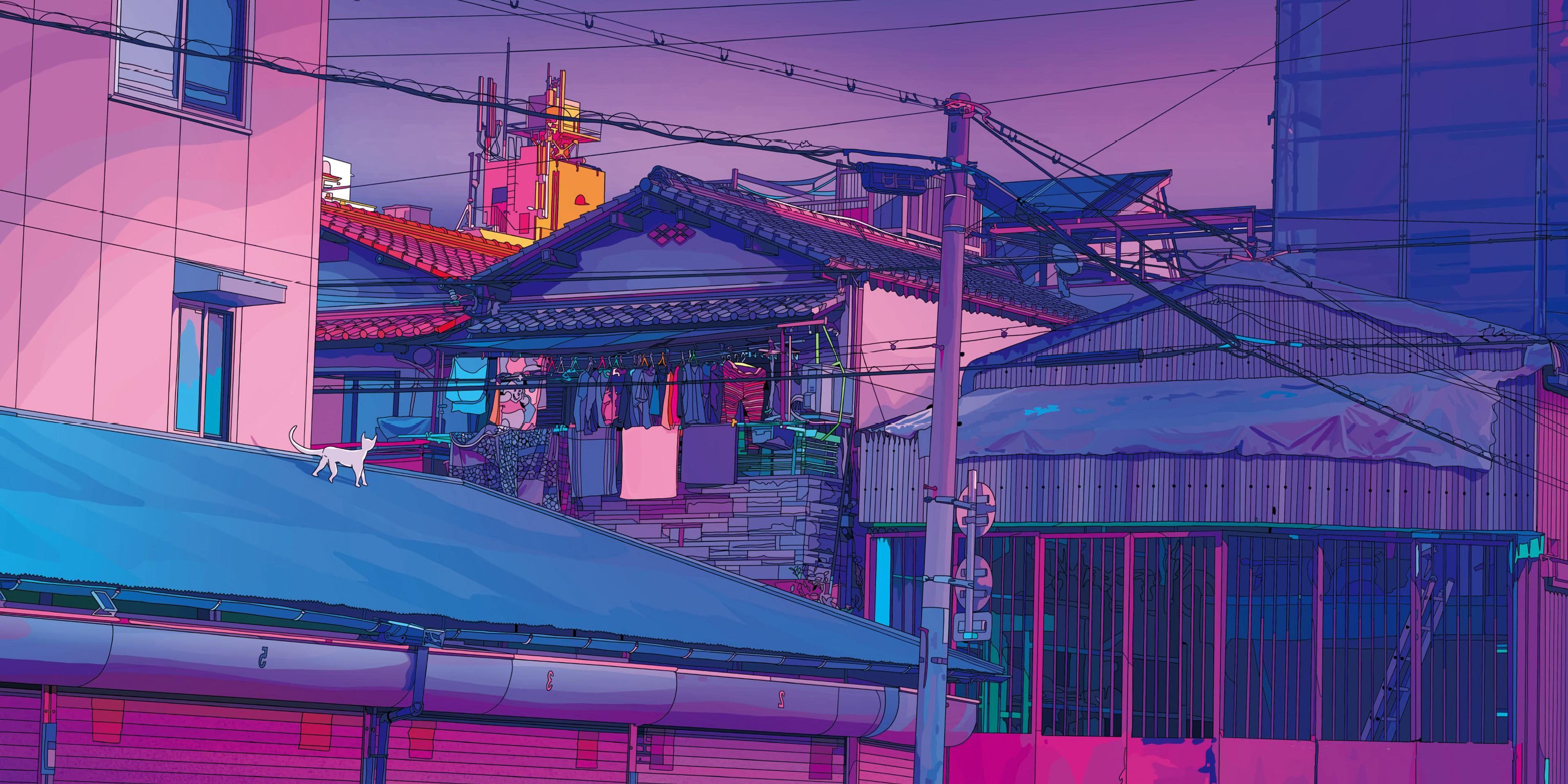 Free download Lofi Wallpapers on [3840x1920] for your Desktop