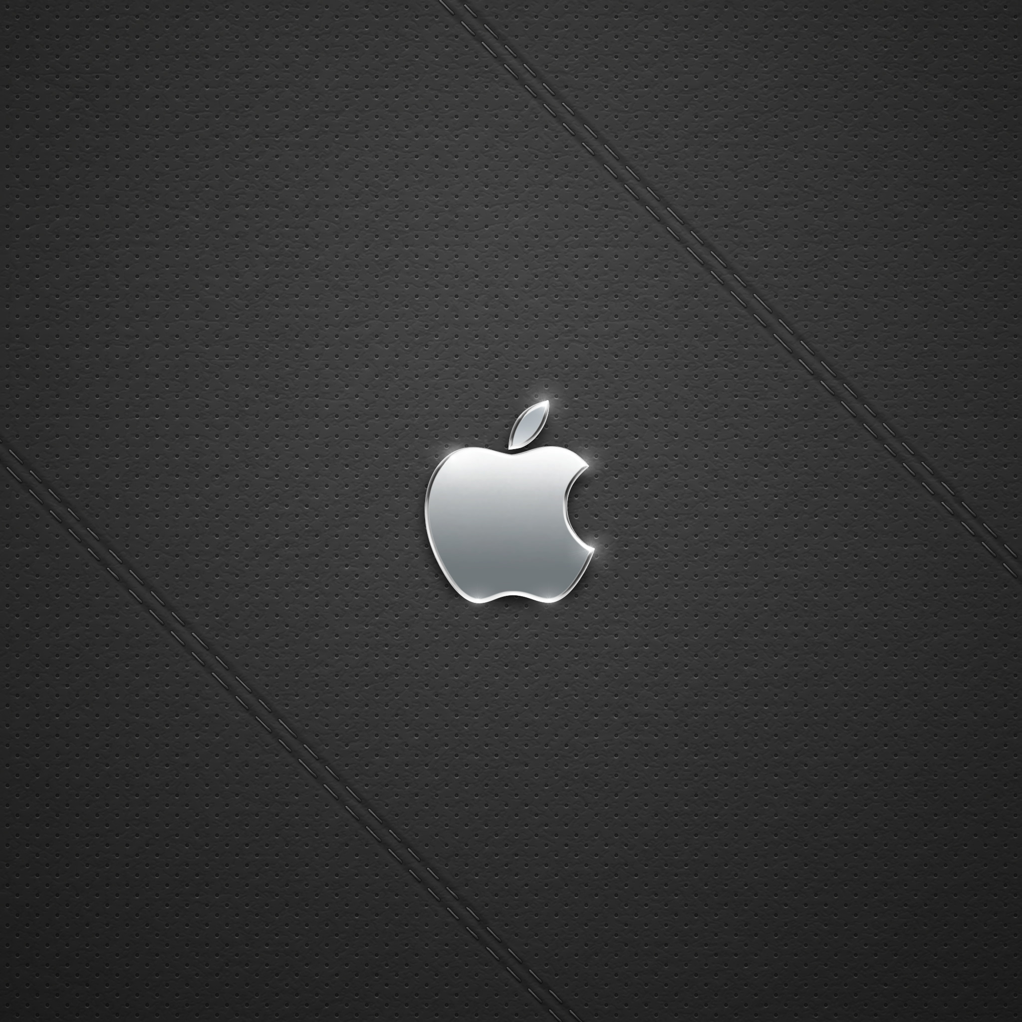 Newest Ipad Wallpaper Apple Logo Leather