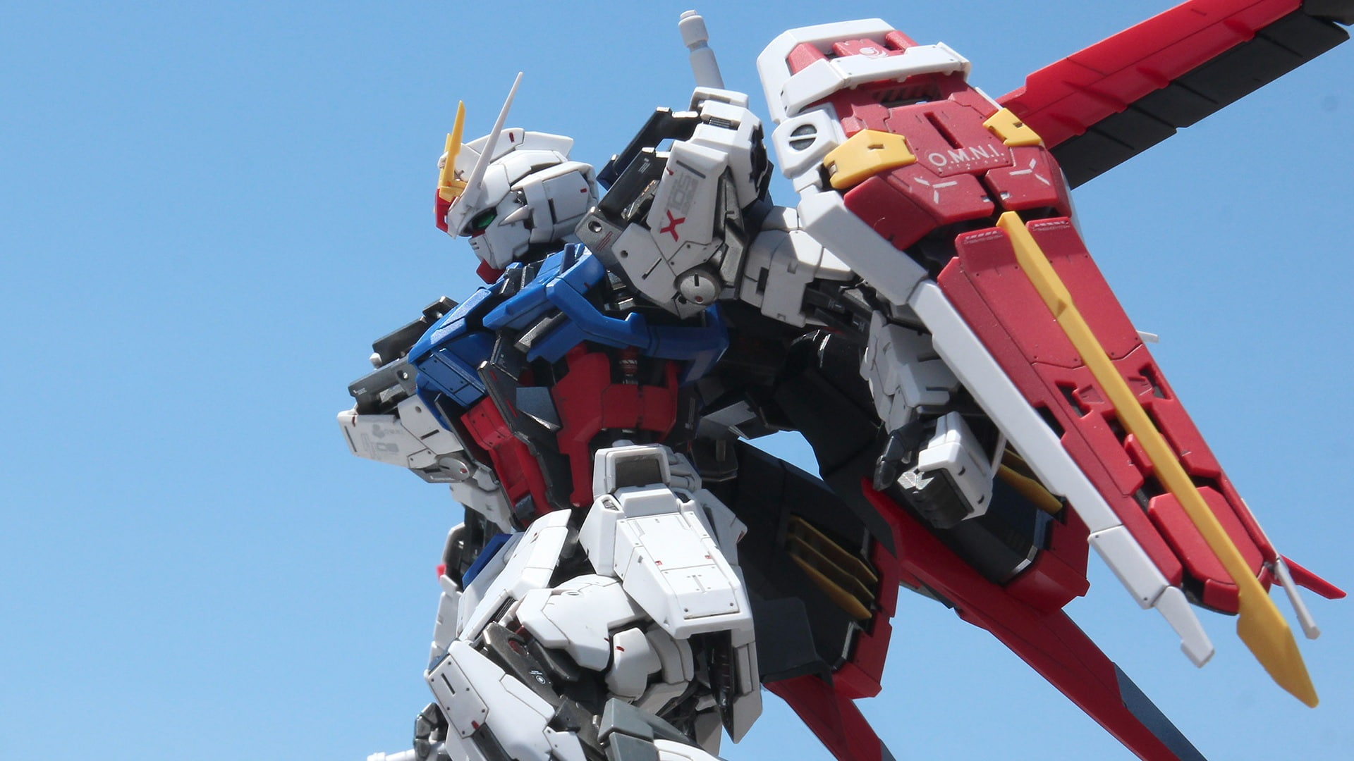 HD Wallpaper Multicolored Gundam Action Figure Gunpla