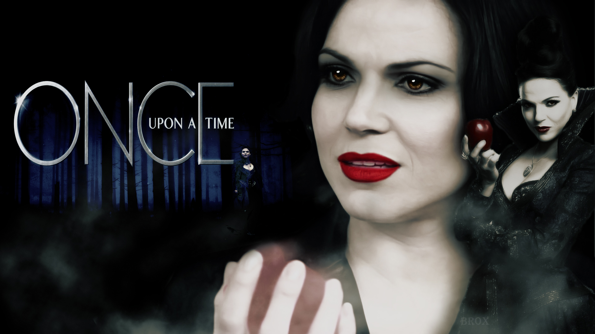Regina The Evil Queen Once Upon A Time Wallpaper