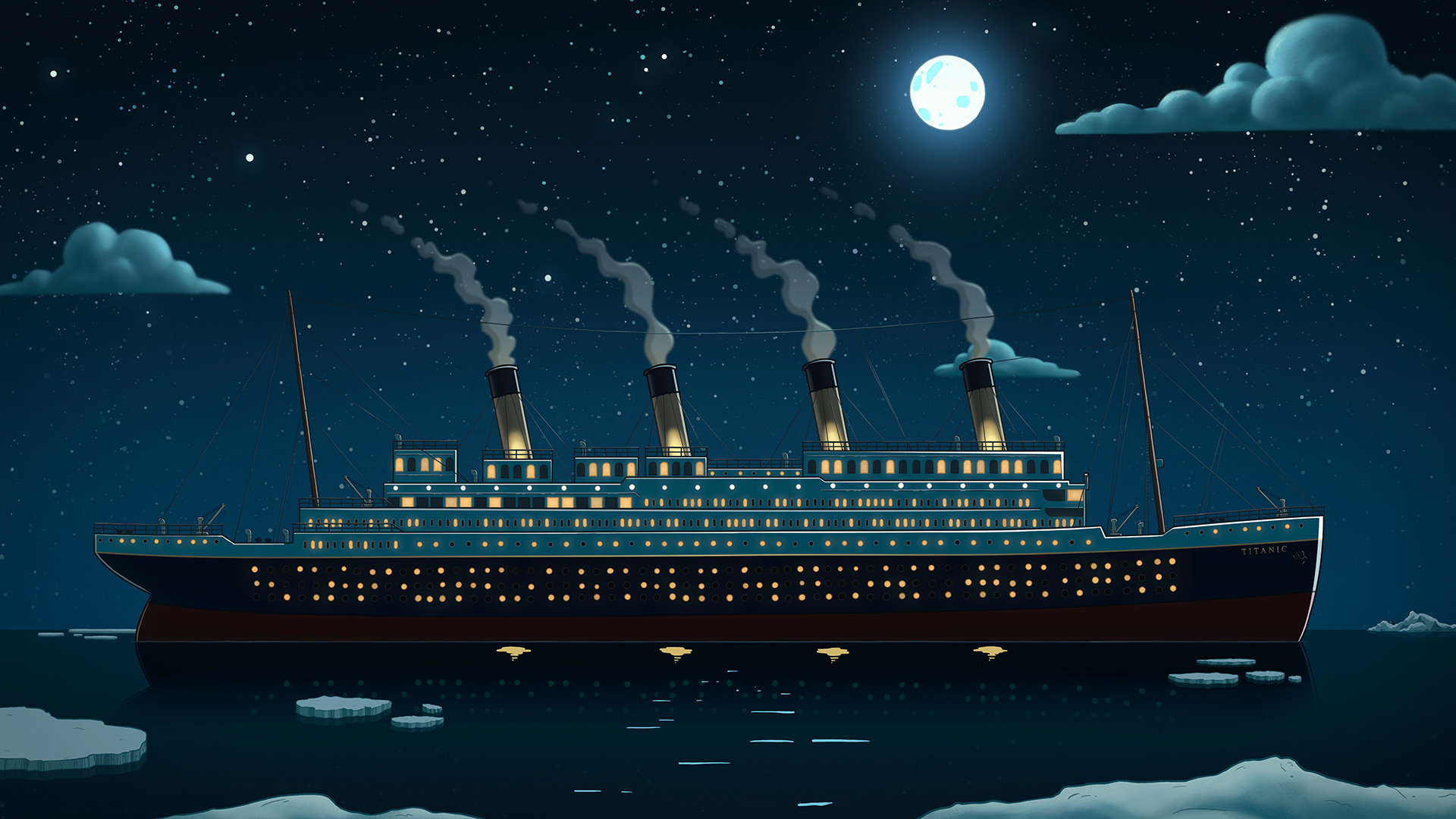 Jake Ransom Titanic Background Art