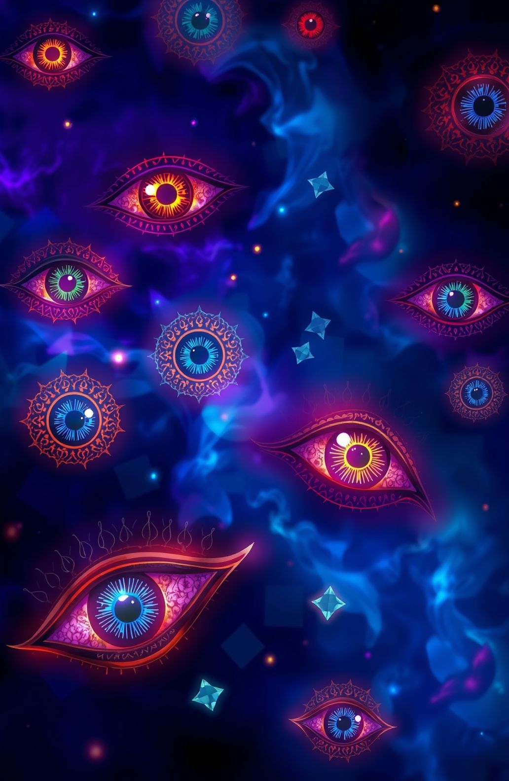 Evil Eyes Wallpaper