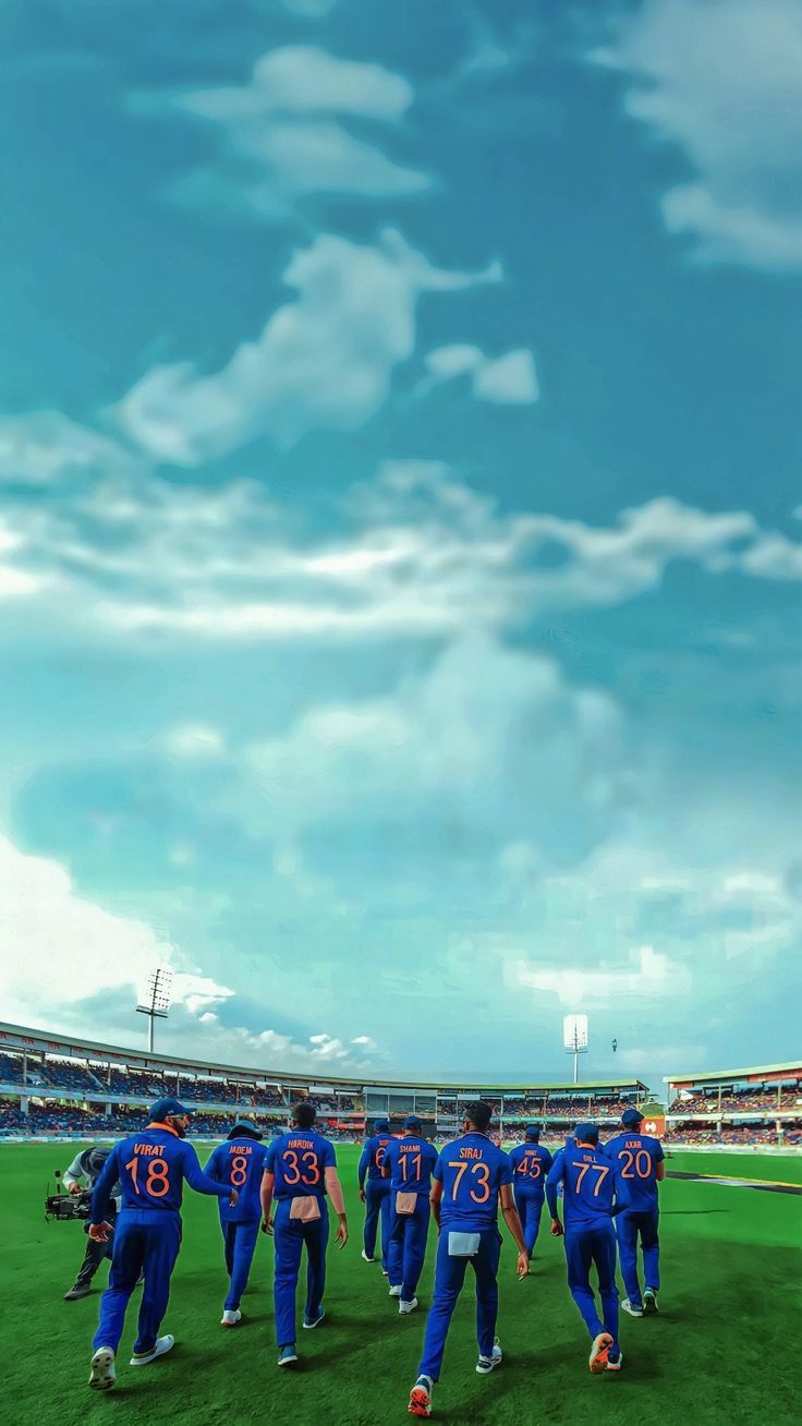 A On Indian Cricket Team Wallpaper