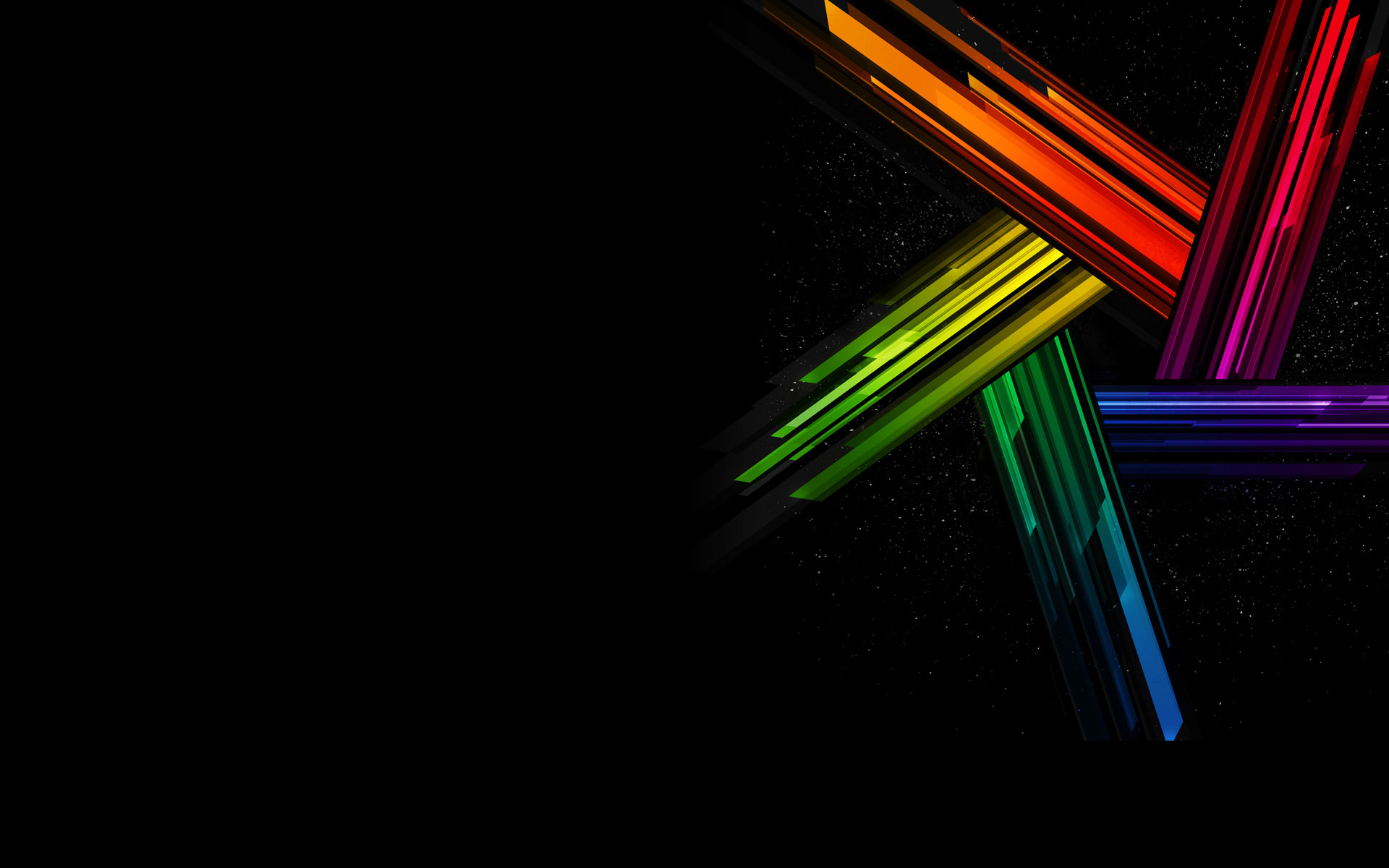 rainbow star black background is high definition wallpaper you can