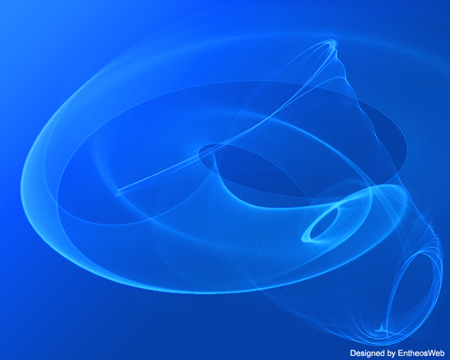 Beautiful Abstract Blue Background Entheos
