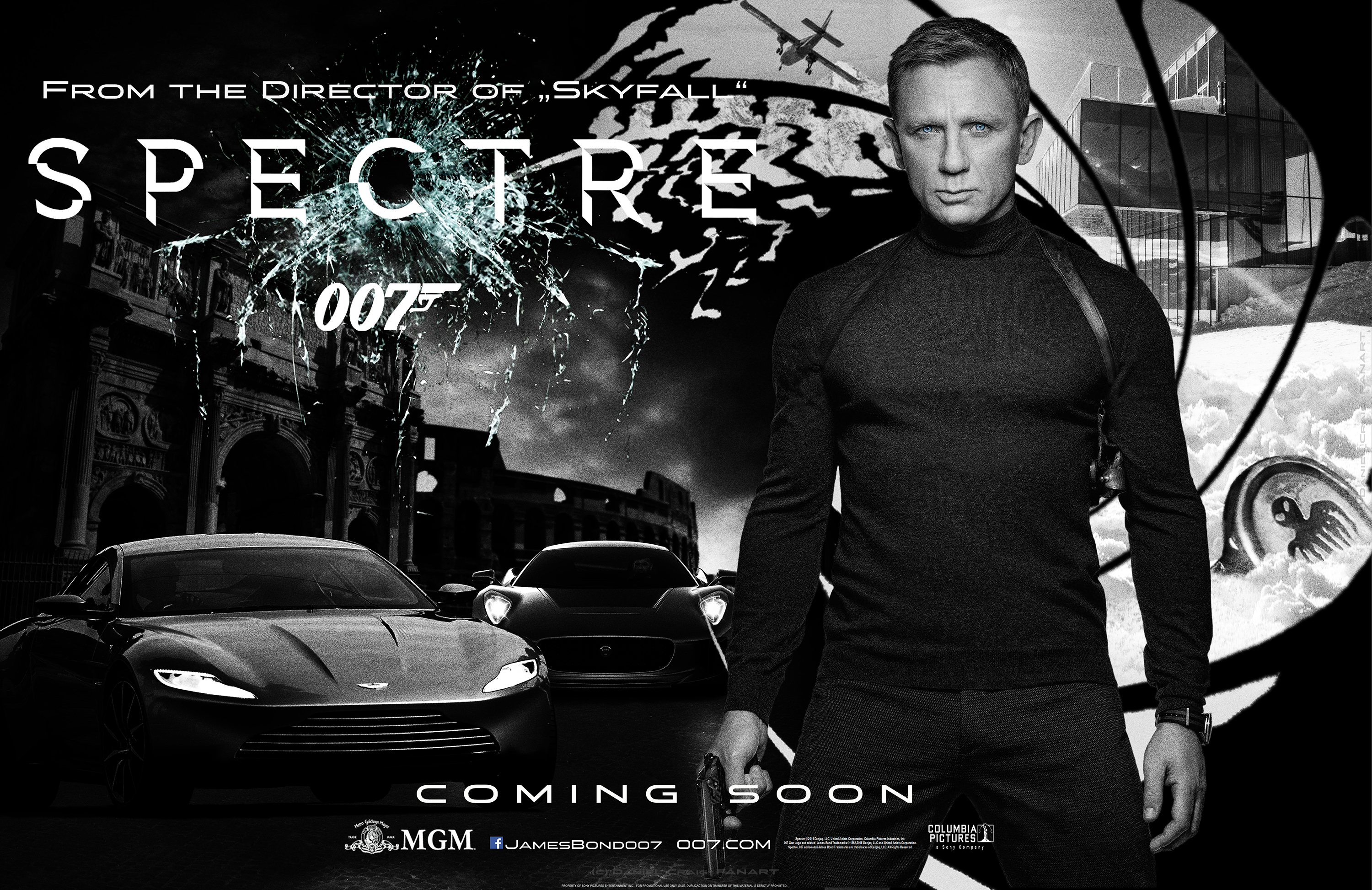 Bond24 Spectre Onesheet Teaser Quad By Danielcraig1