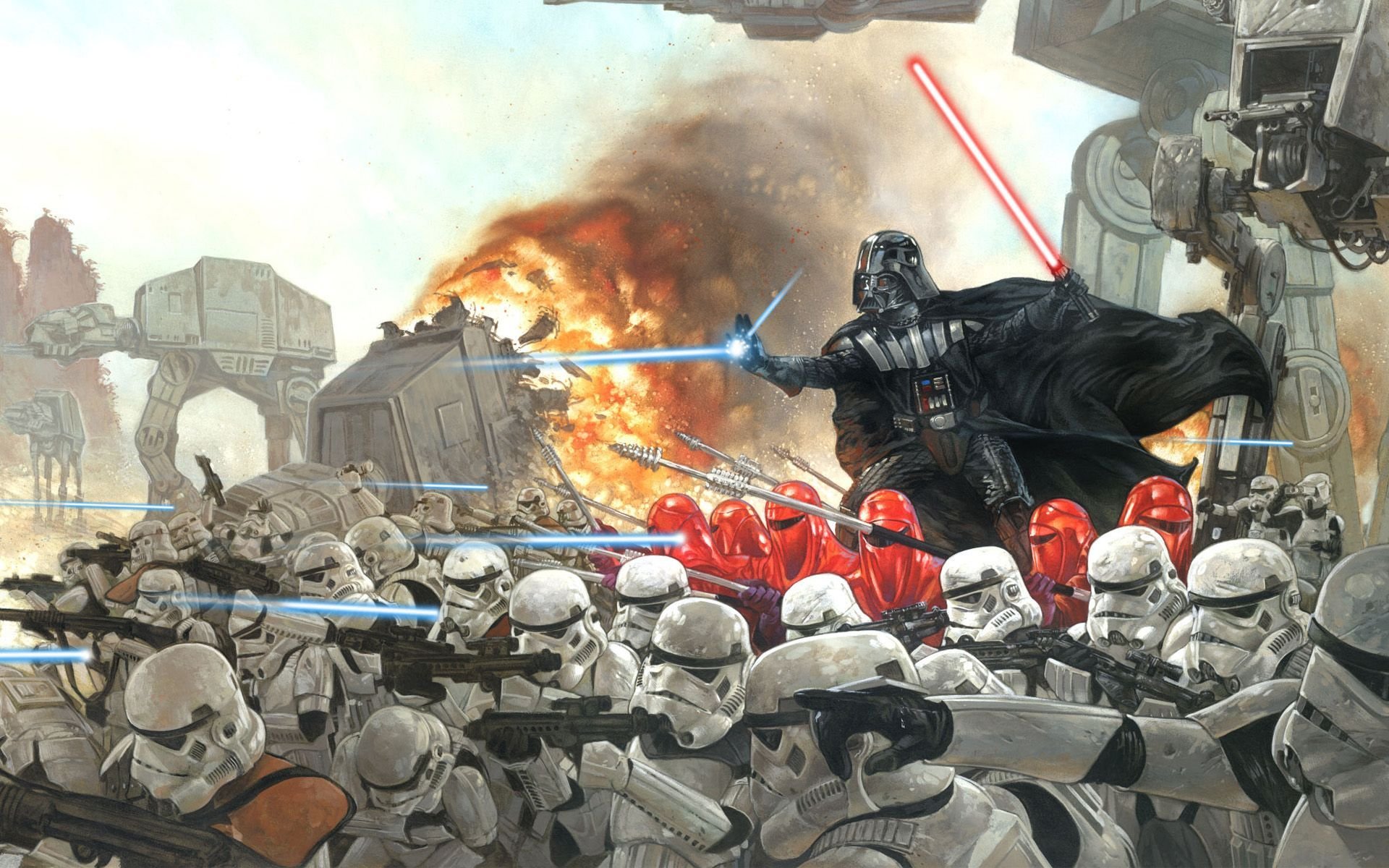 Stormtroopers In Battle Wallpaper Walldevil Best HD Desktop