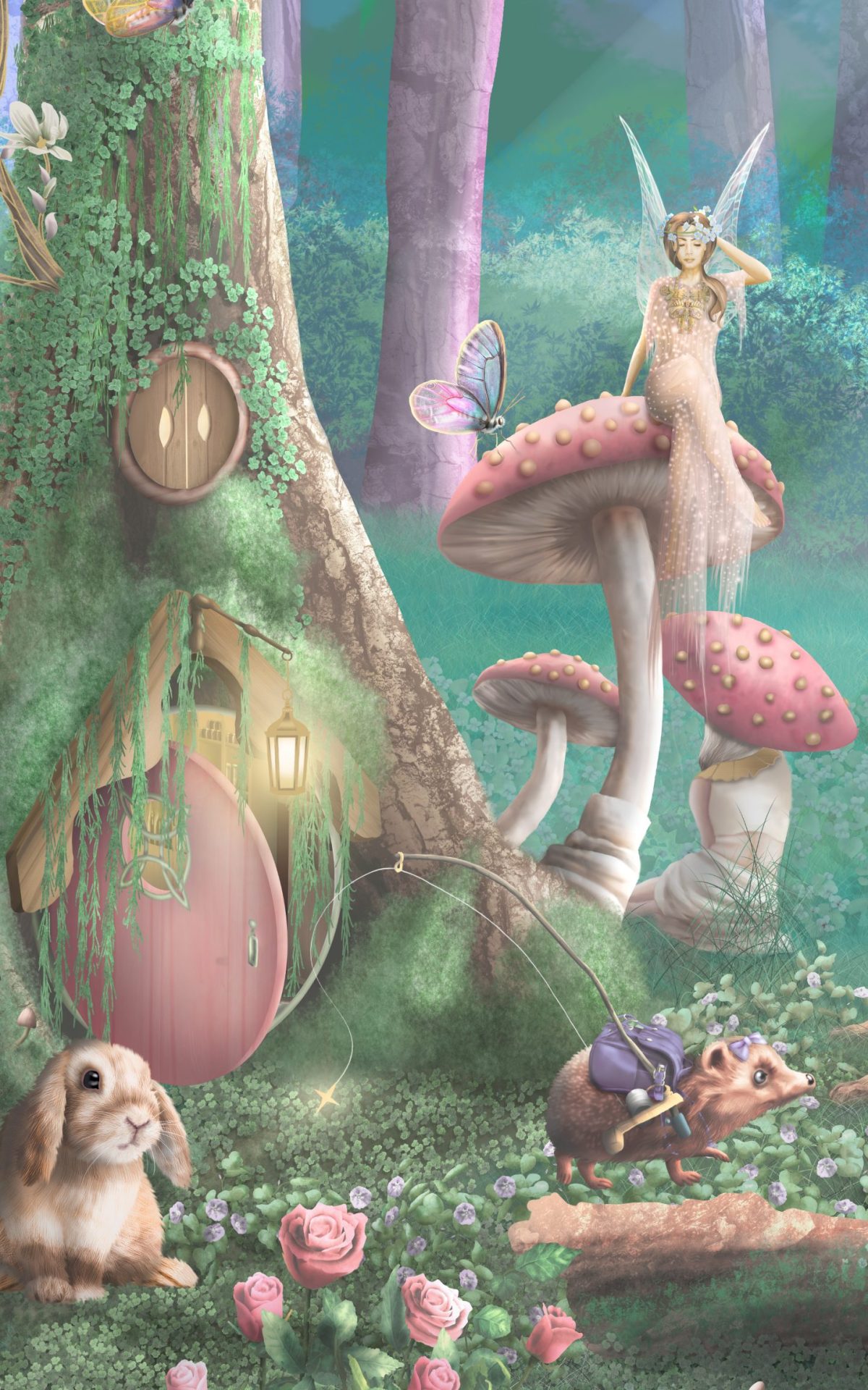 Fairy Forest Wallpaper Mural
