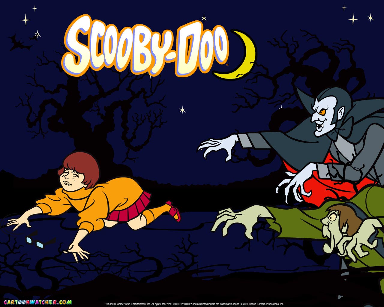 Scooby Doo Dracula Halloween Wallpaper