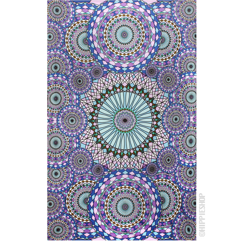 3d Tapestry Blue
