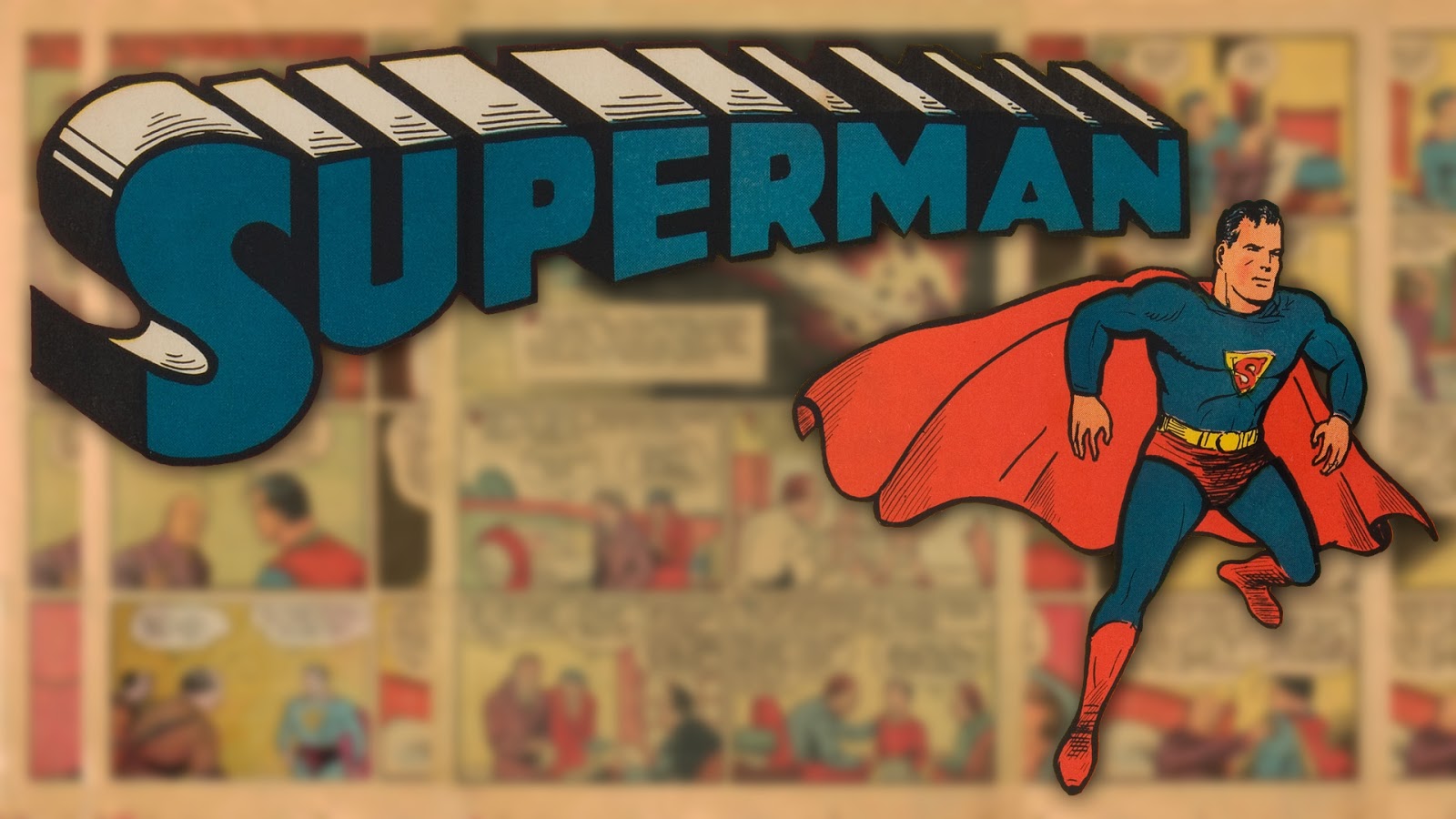 Neato Coolville Comic Book Wallpaper Superman