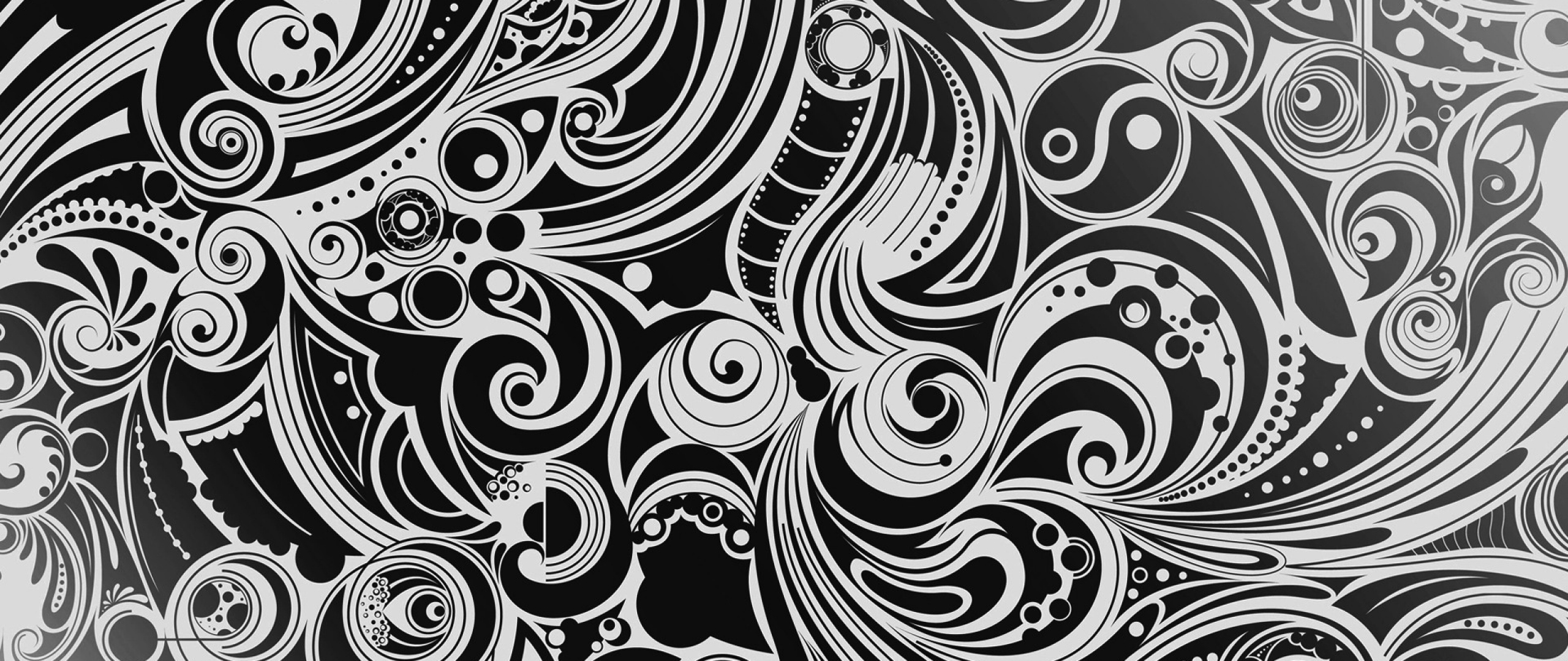 Hd Background Black And White Wave Pattern Wallpaper Byte