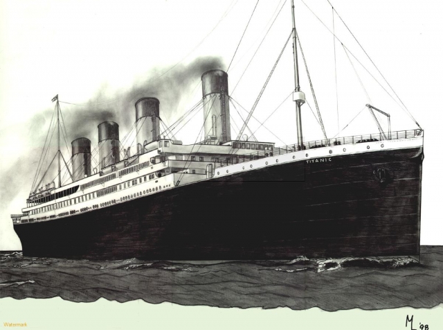 Titanic ship wallpaper