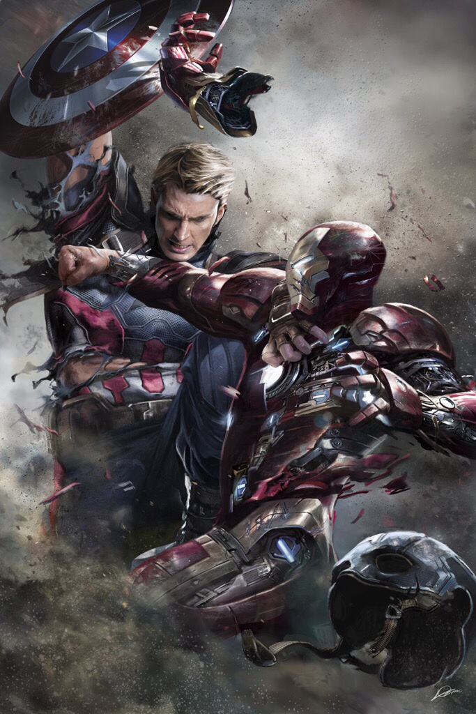 Captain America Civil War Image Vs Iron Man