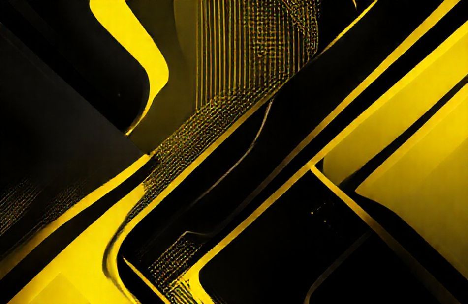 Black And Yellow Hd Wallpaper