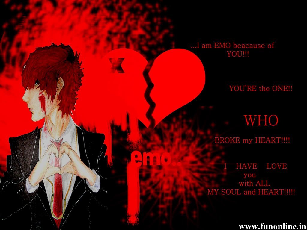 Emo Love Wallpaper Good Looking HD For