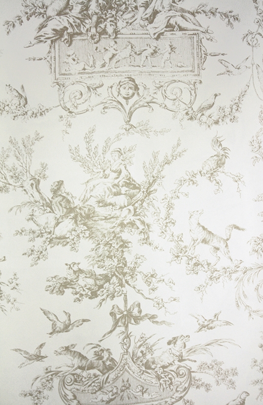 Rockwood Toile Wallpaper A With Classical Theme