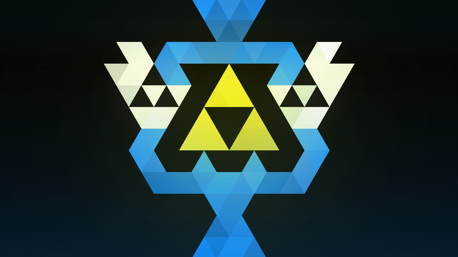 The Legend Of Zelda Triforce Wallpaper By Happywhite