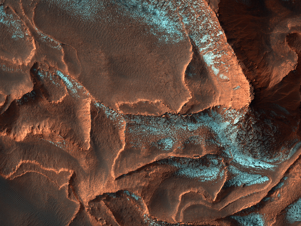 Hirise Layers In Galle Crater Psp
