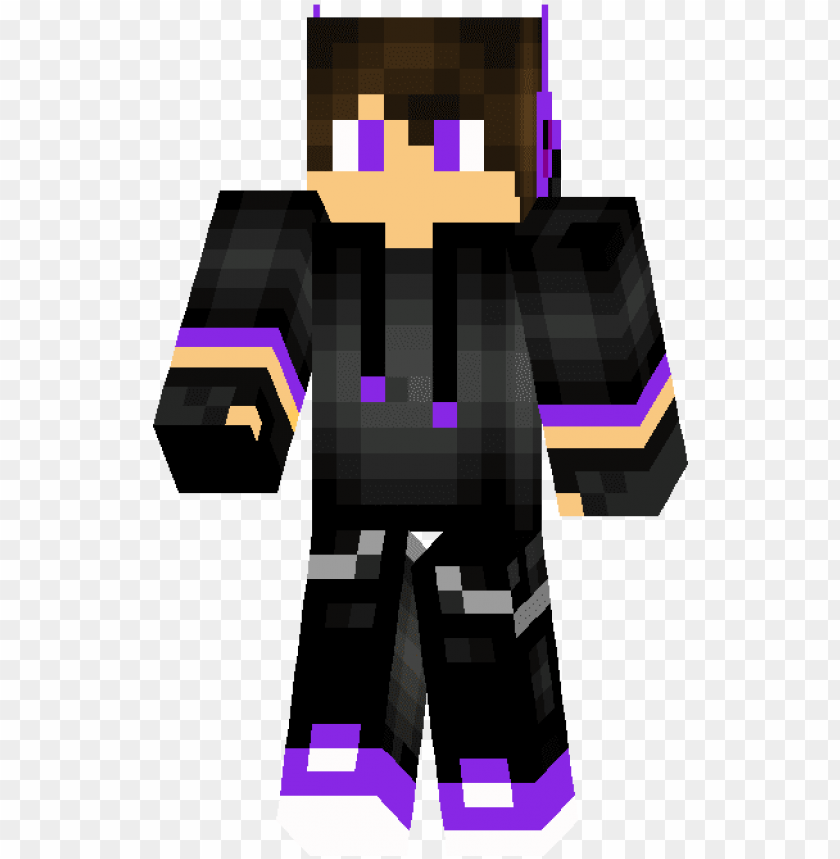 Minecraft Skin Ender Dragon Boy Png Image With