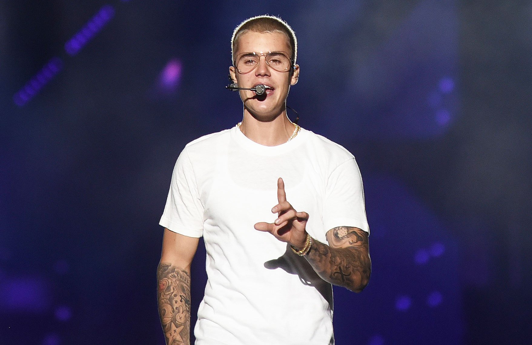 Justin Bieber And Karla Welch Launching White Tee Collection