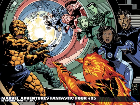 Marvel Adventures Fantastic Four Wallpaper