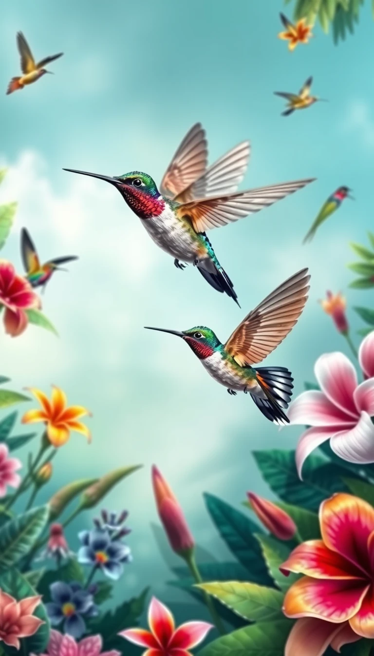 Hummingbirds Wallpaper